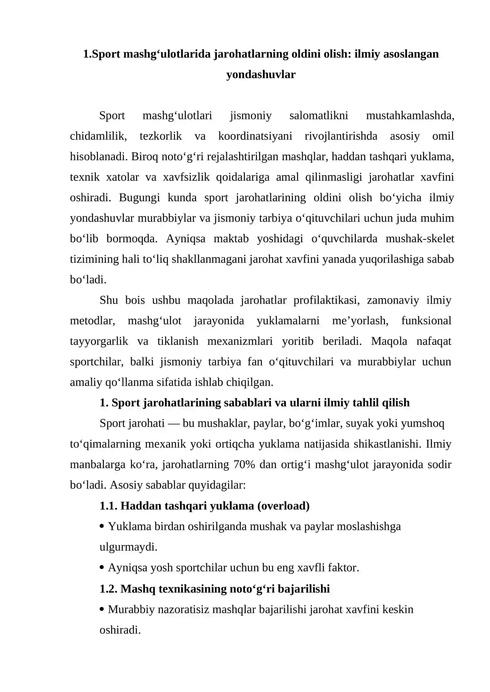 Sportchilarda jarohatlardan keyingi reabilitatsiyasi 2