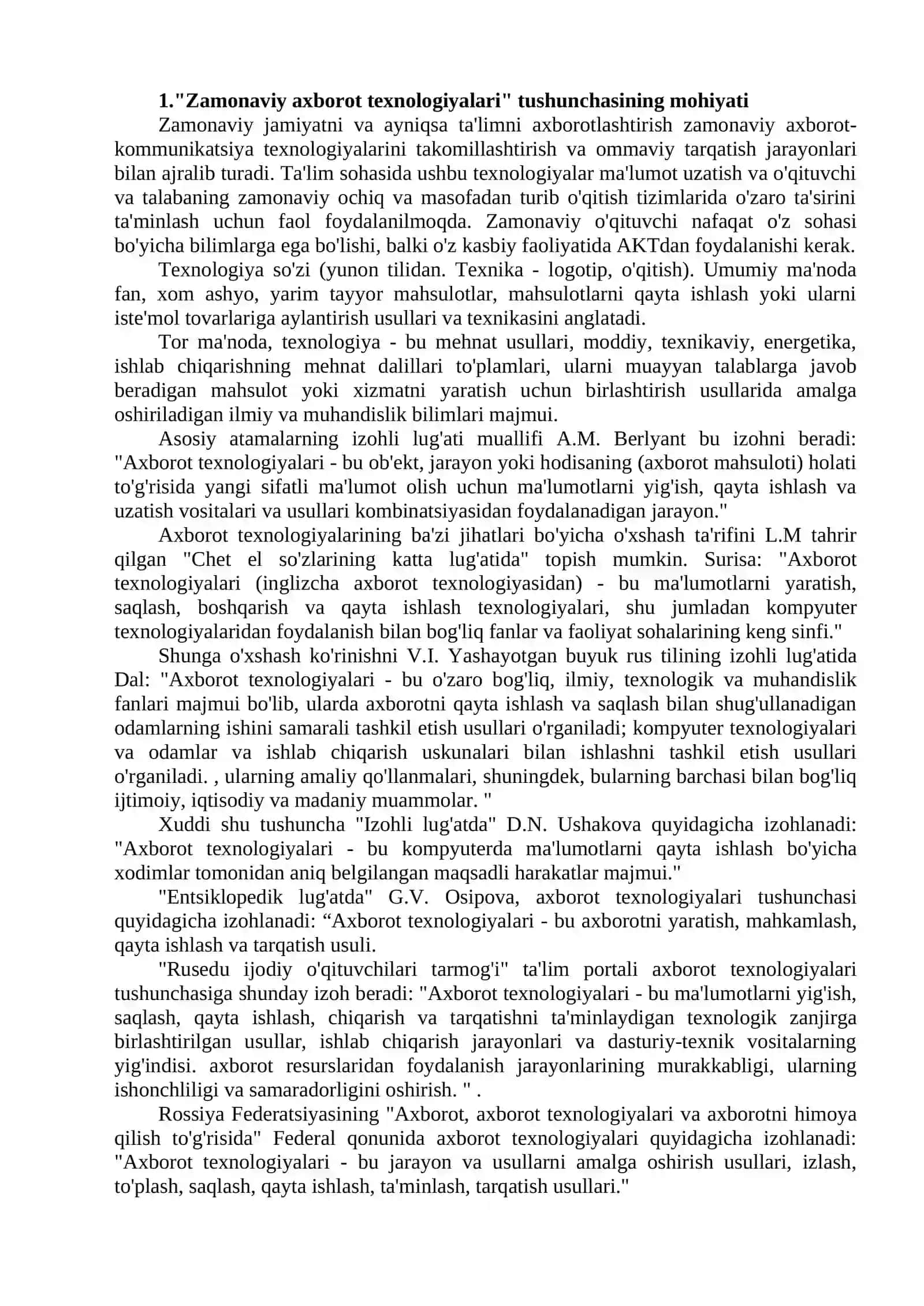 Axborot Texnologiyalari 2