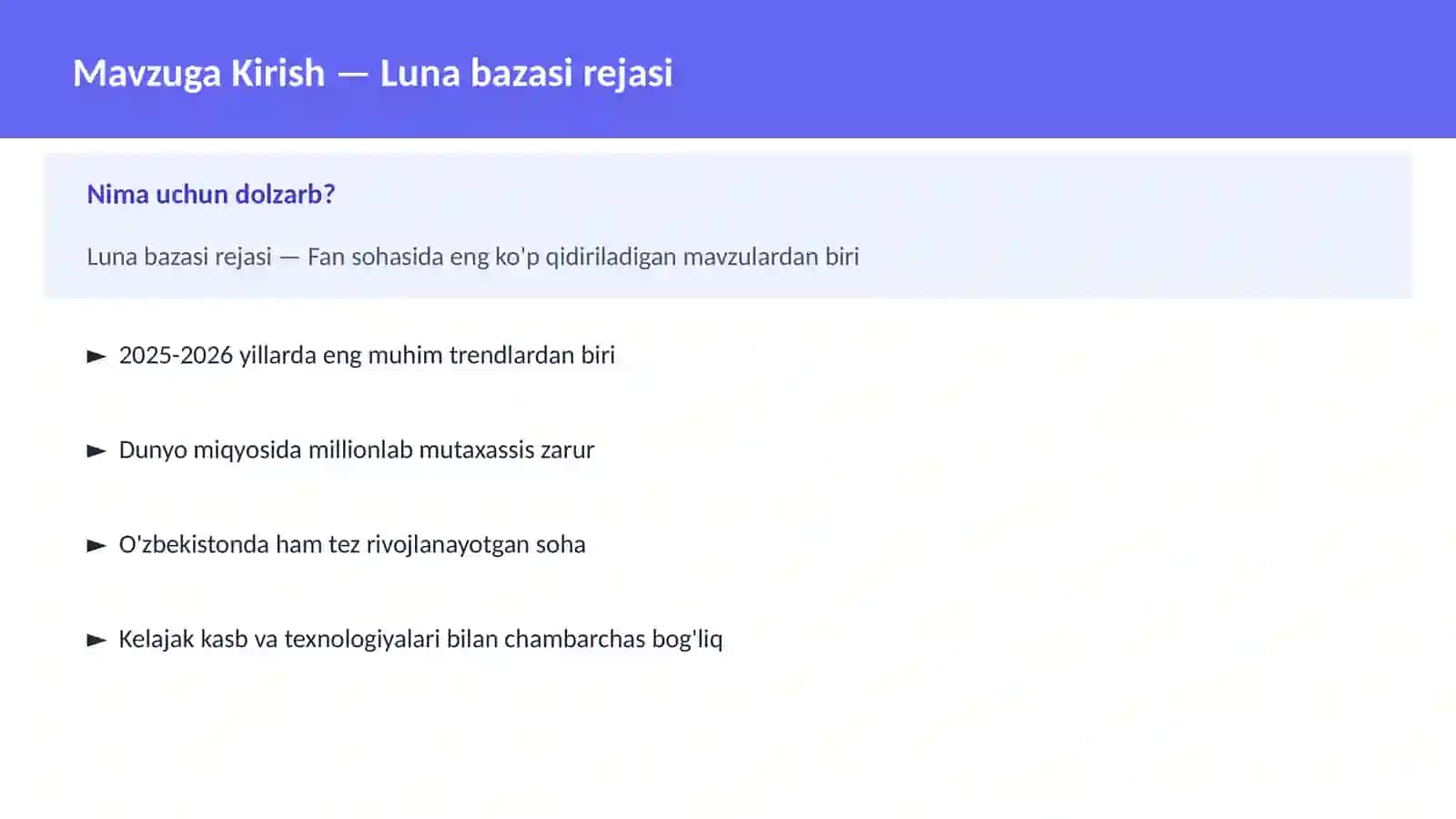 Luna bazasi rejasi 2