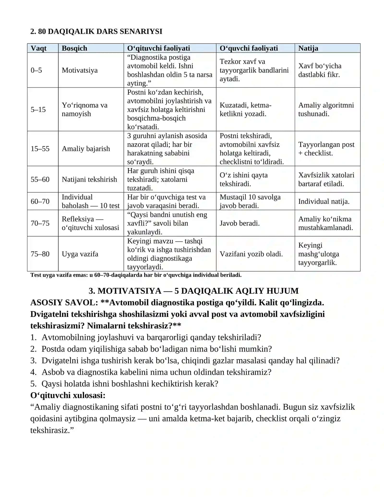 Amaliy ish-1.Diagnostika_postini_tayyorlash_va_avtomobilni_xavfsiz_holatga_keltirish 2