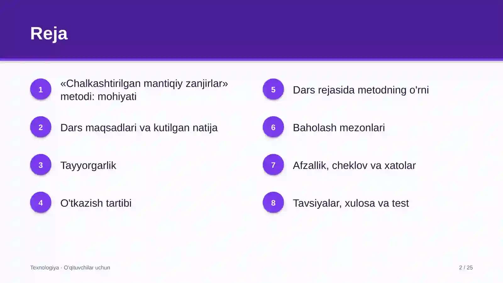 texnologiya darslarida chalkashtirilgan mantiqiy zanjirlar metodidan foydalanish 4487 2