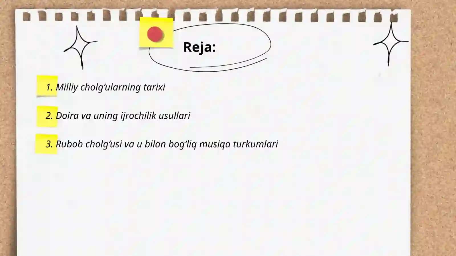 Milliy cholgʻular va musiqa 2