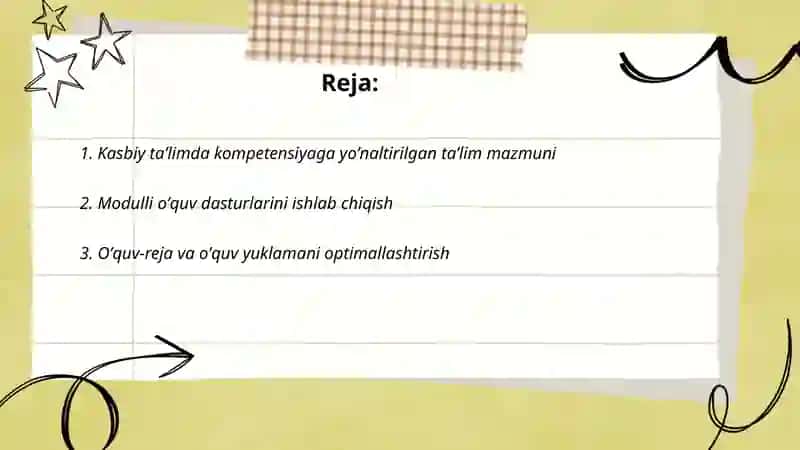 Kasbiy taʼlim mazmuni va texnologiyalari 2