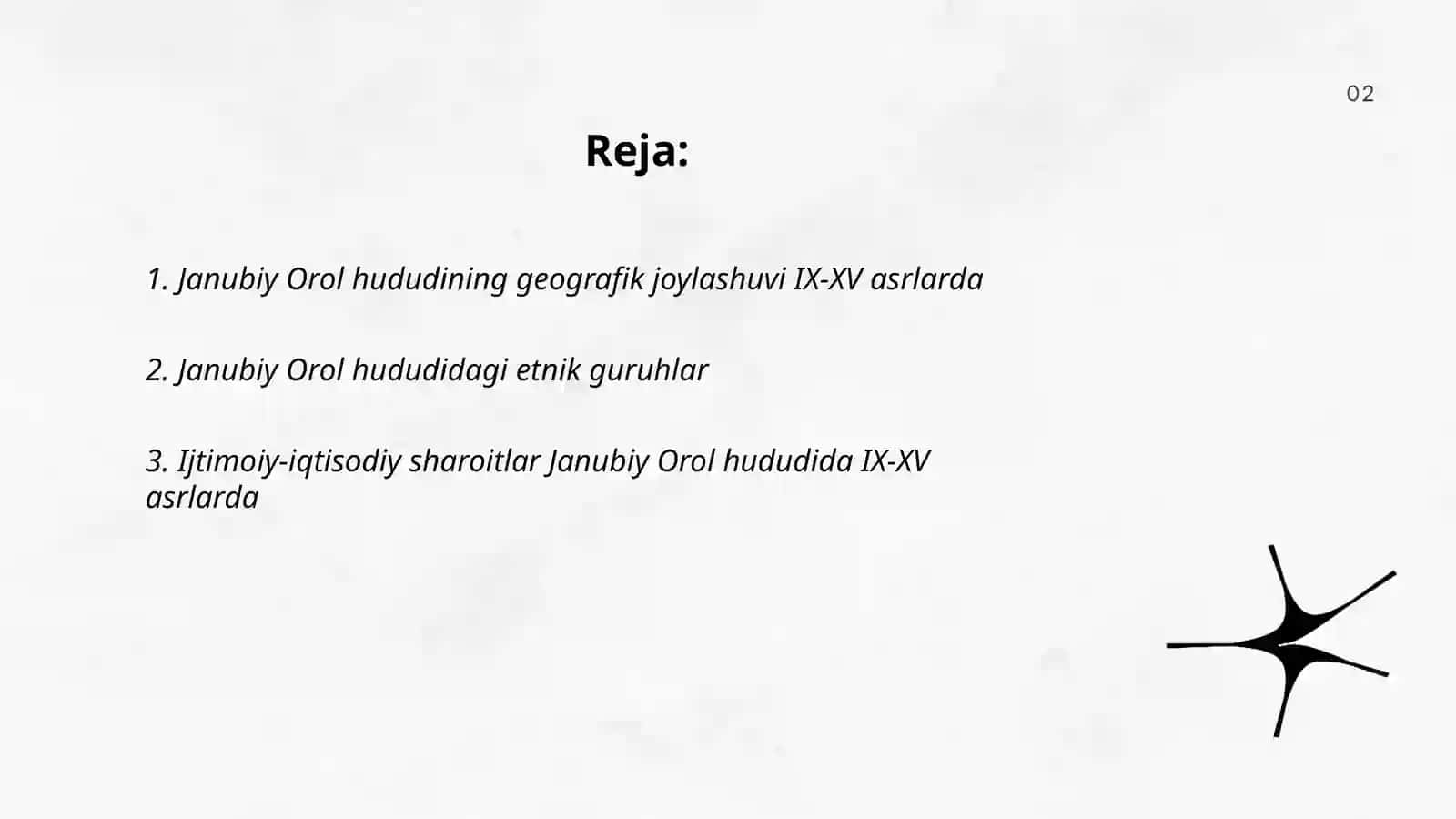 Janubiy Orol hududi IX-XV asr boshlarida 2