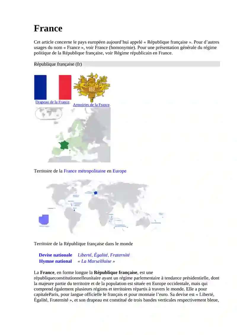 THEME DE CONVERSATION LA FRANCE 2