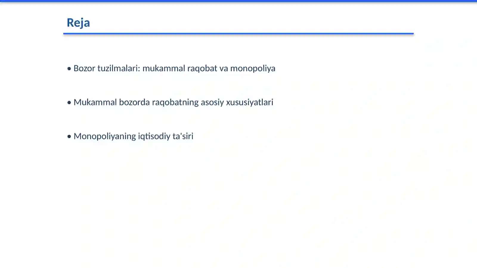 Mukammal bozorda raqobat va monopoliya 2