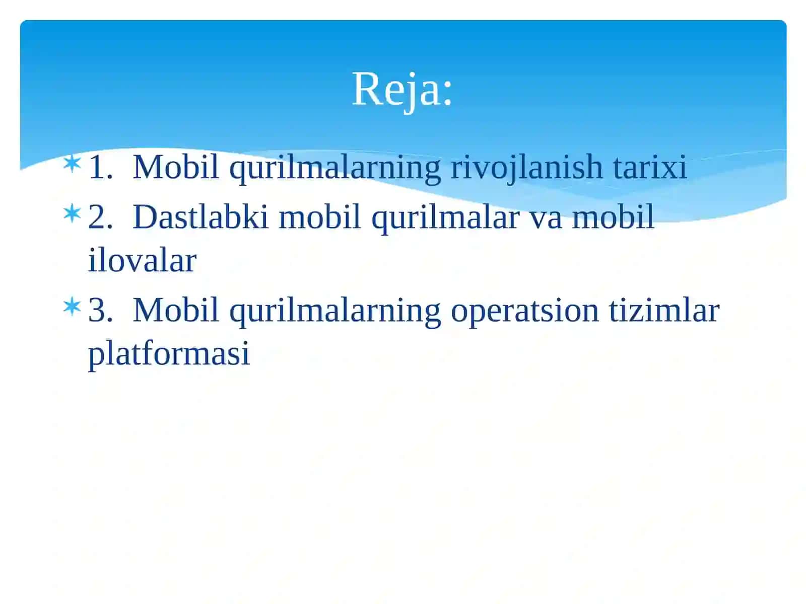 Mobil ilovalarning rivojlanish tarixi 2