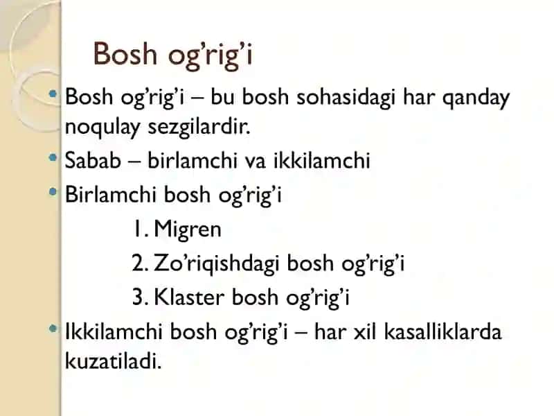 Bosh og’rig’i 2