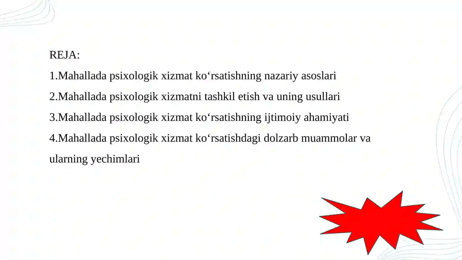 Mahallada psixologik xizmat ko'rsatish amaliyoti 2