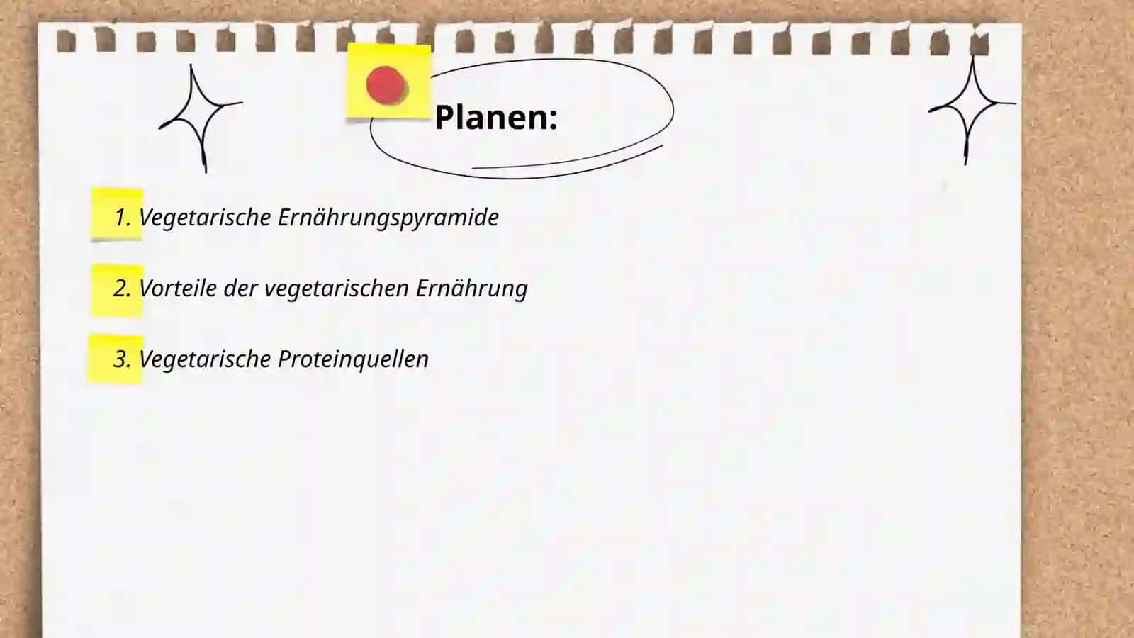 Vegetarische Ernährungspyramide 2