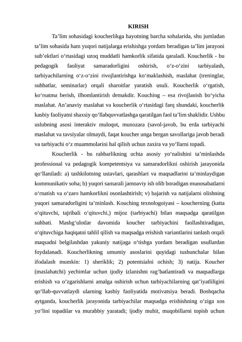 Kouchingda etik prinsiplar va professional mas'uliyat 2