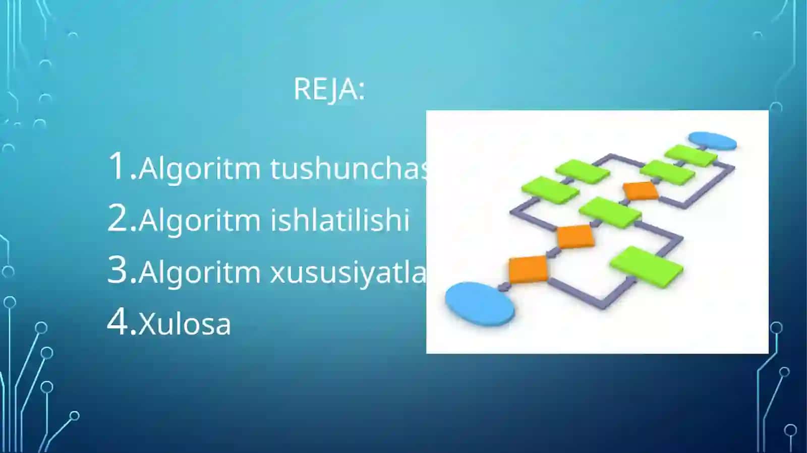 Algoritmtushunchasi 2