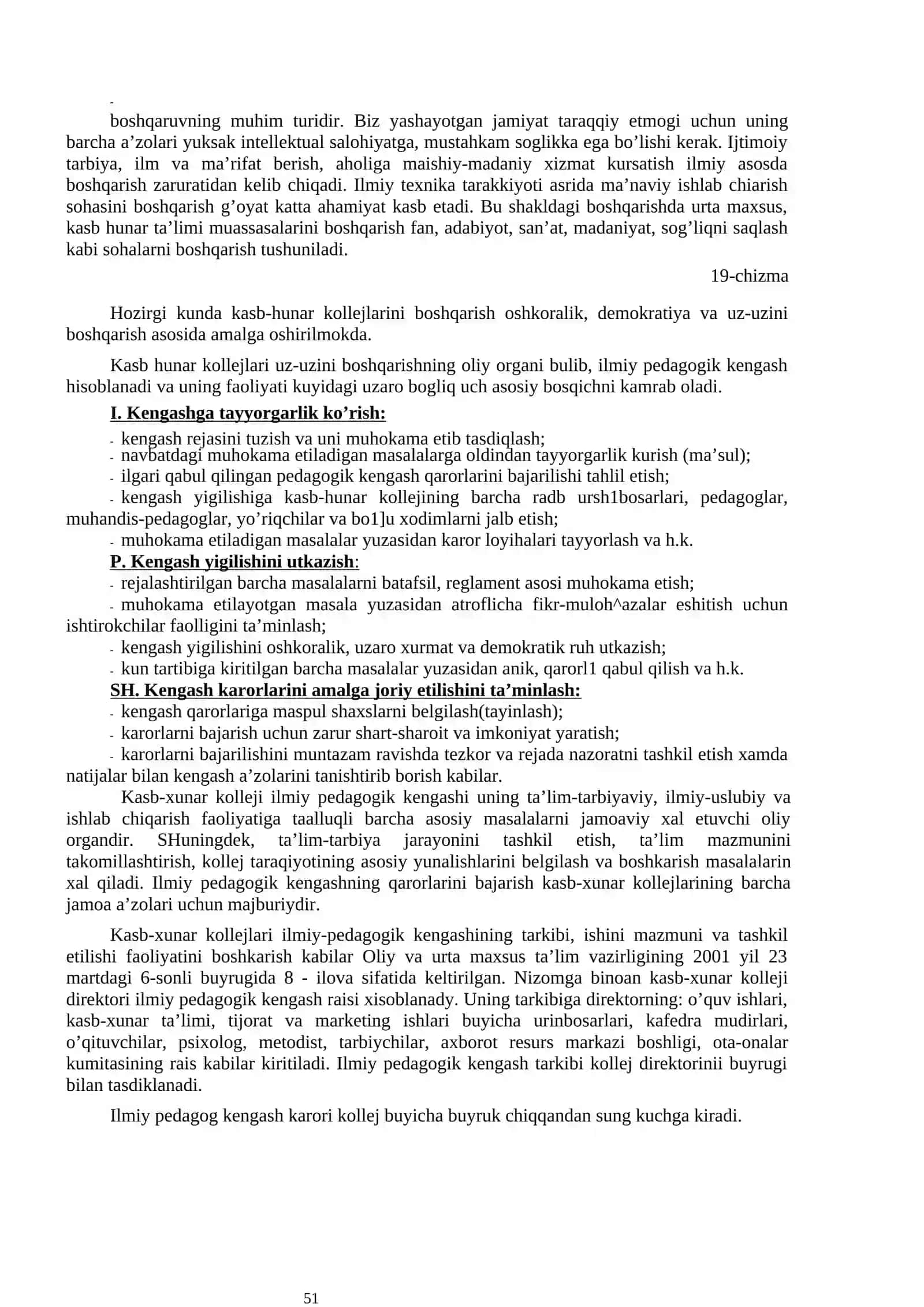 Kasb-hunar kollejlarini boshqarish 2