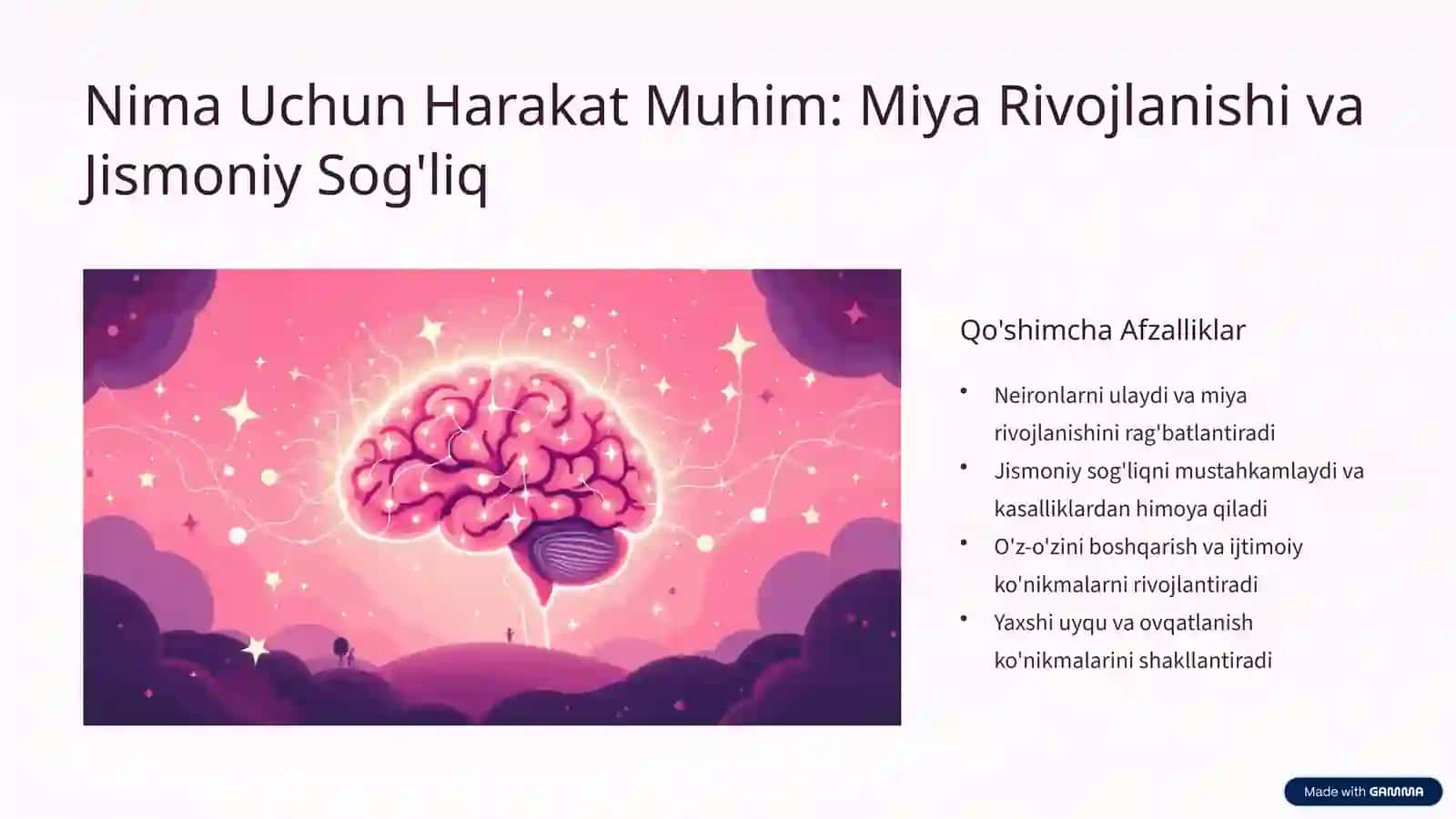 Harakatlarni O'rgatish: Maktabgacha Yoshdagi Bolalar uchun Asos 2