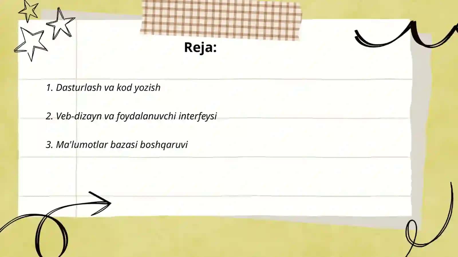 Dasturlash va kod yozish 2