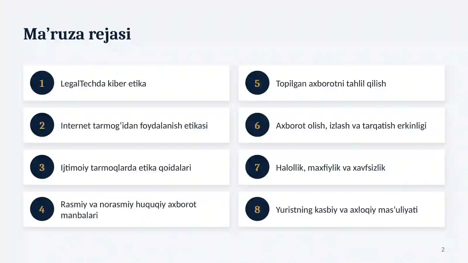 LegalTechda kiber etika qoidalari 2