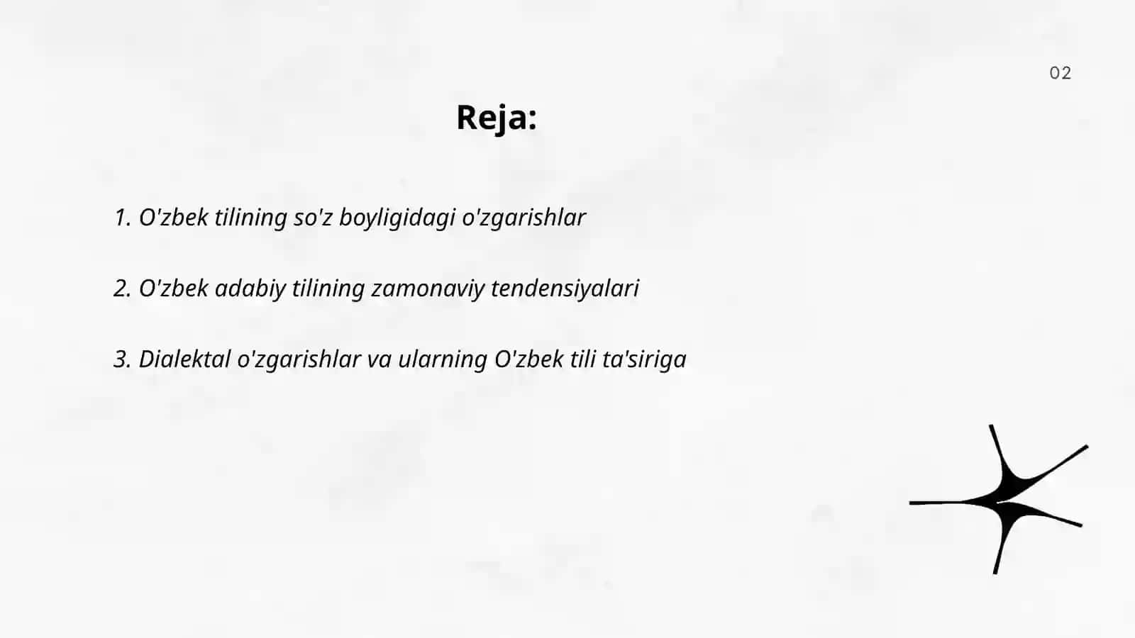 O'zbek tili sathidagi o'zgarishlar 2