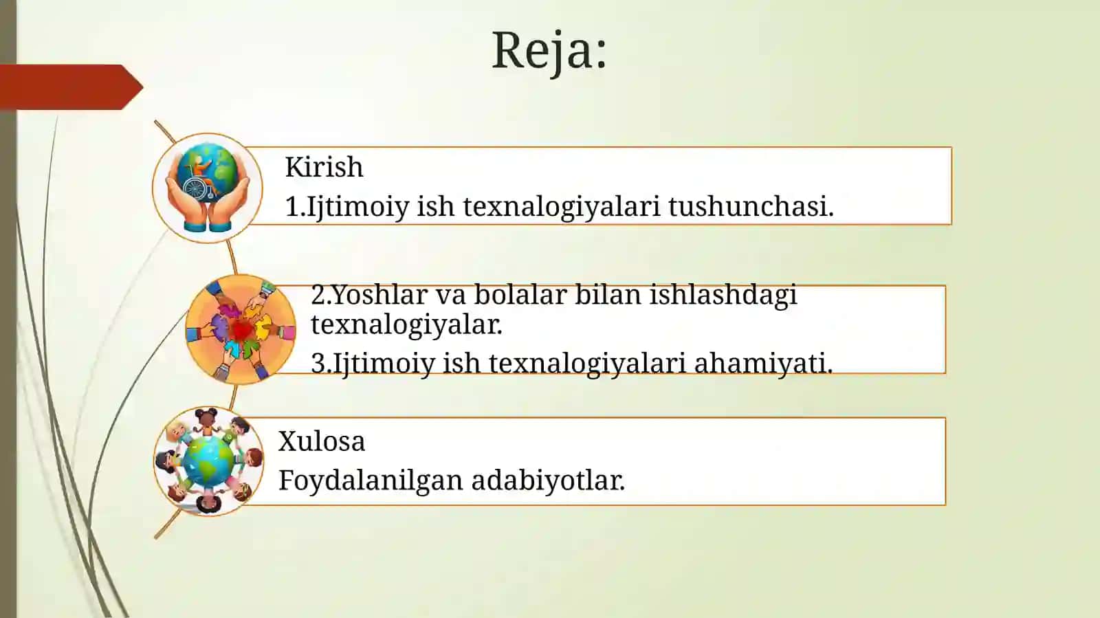 Bolalar va yoshlar bilan ishlashda ijtimoiy ish texnalogiyalar 2