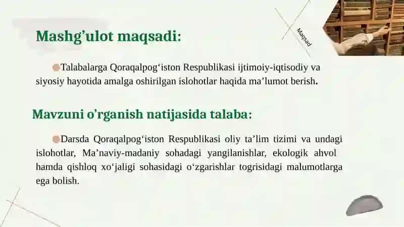 Qoraqalpog’iston Respublikasi 2