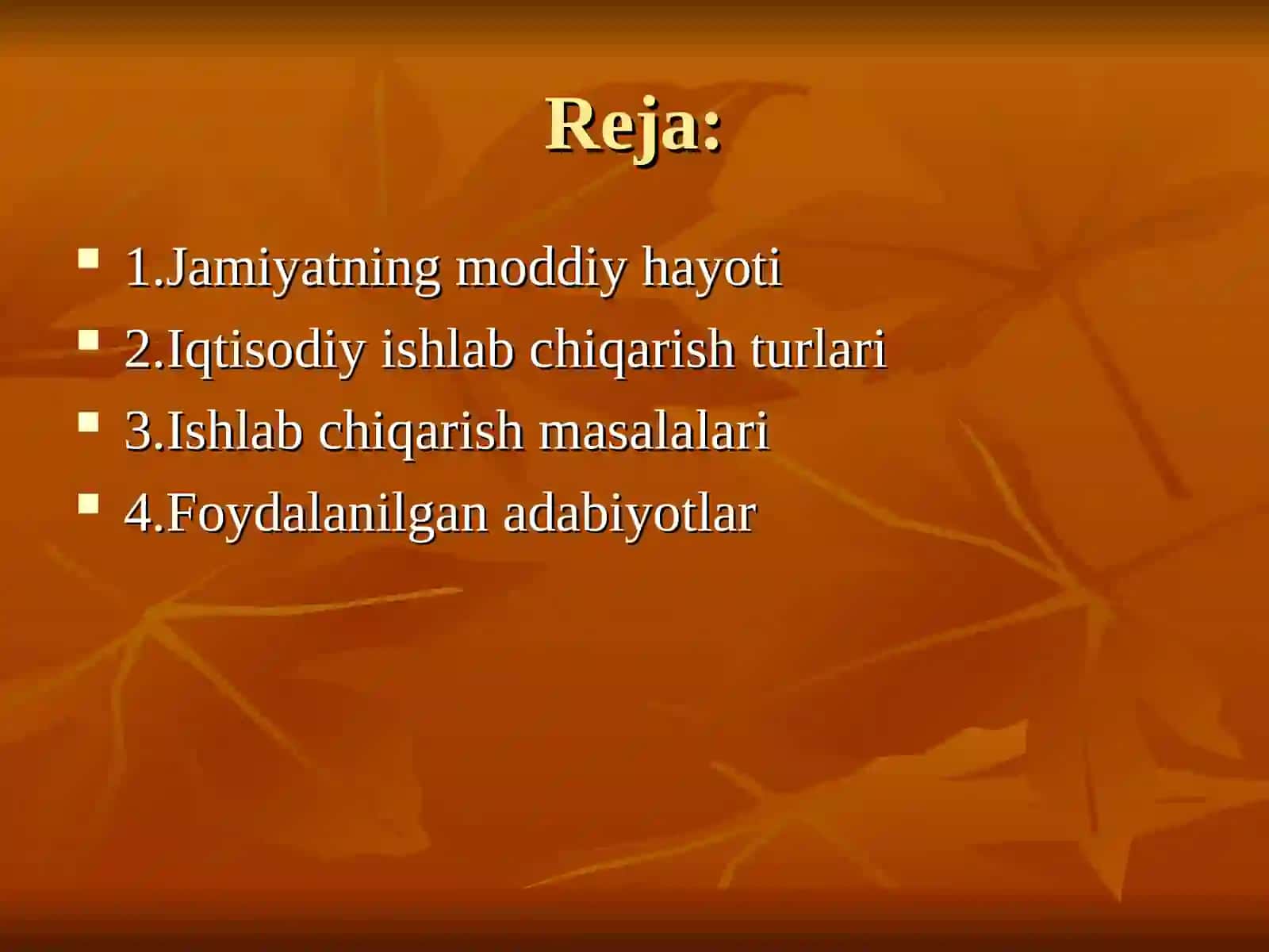 Bozor munosabatlariga o`tish sharoitida mulkchilik 2
