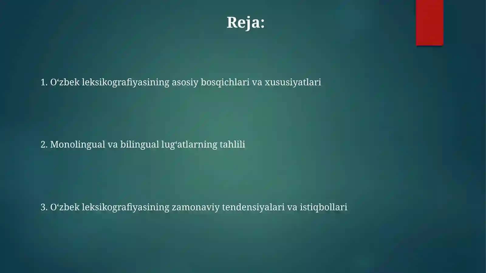 Oʻzbek leksikografiyasi bir tilli va ikki tilli lugatlar bilan tanishish 2