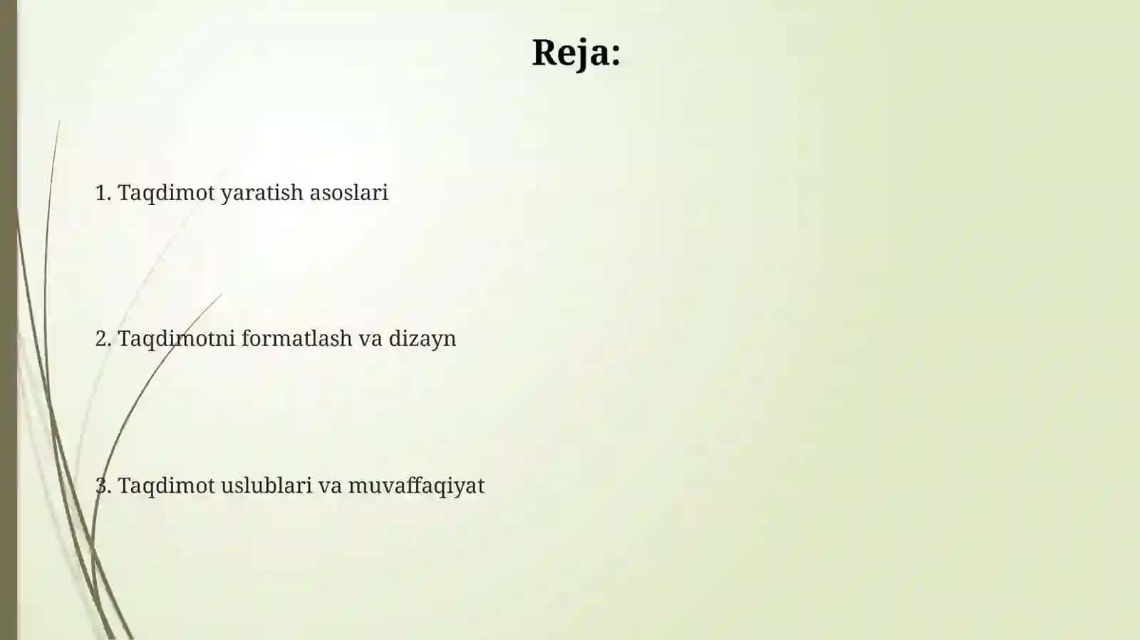 Prezetatsiyalaryaratishvaularnifarmatlash 2
