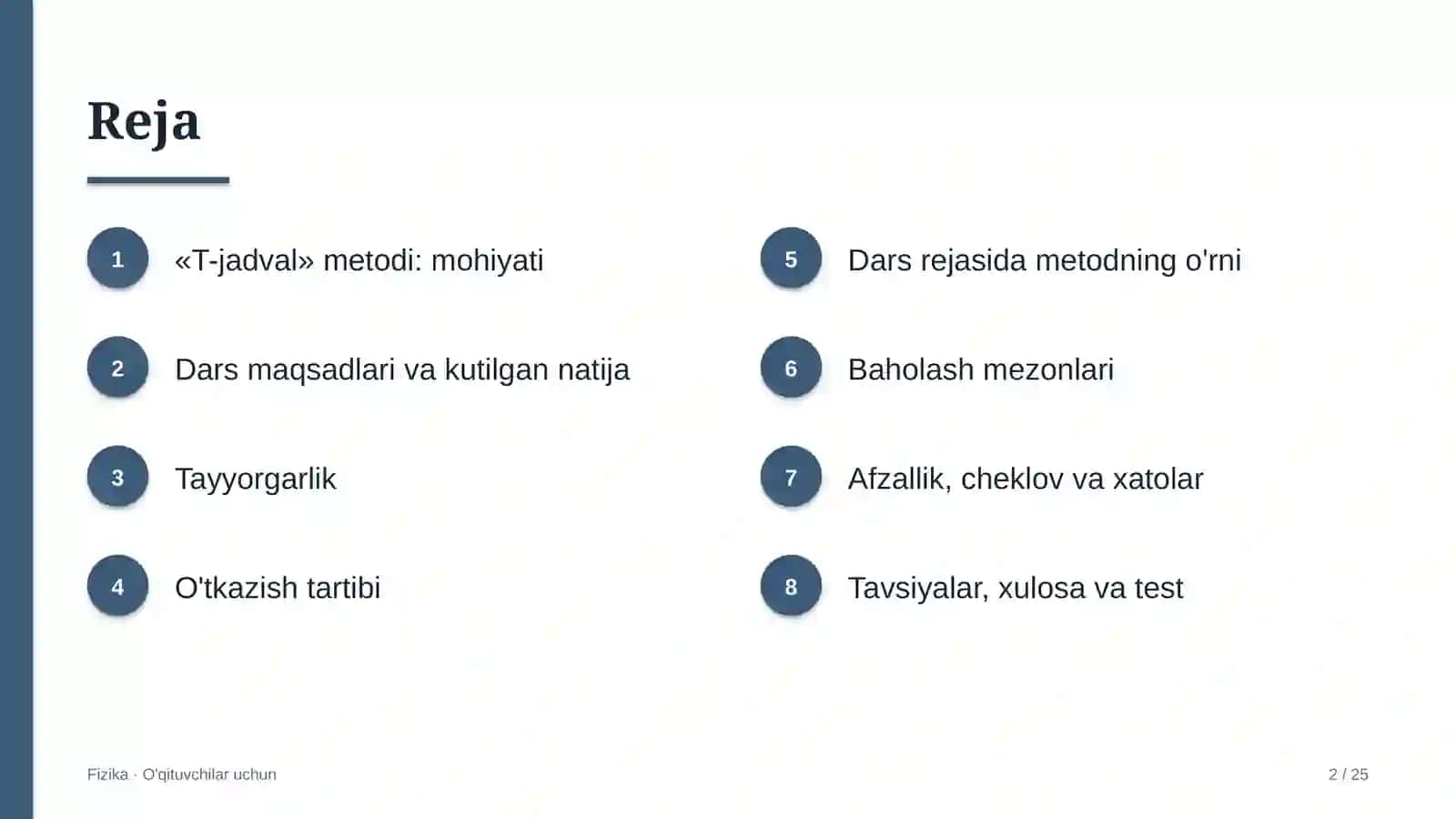 fizika darslarida t jadval metodidan foydalanish 5604 2