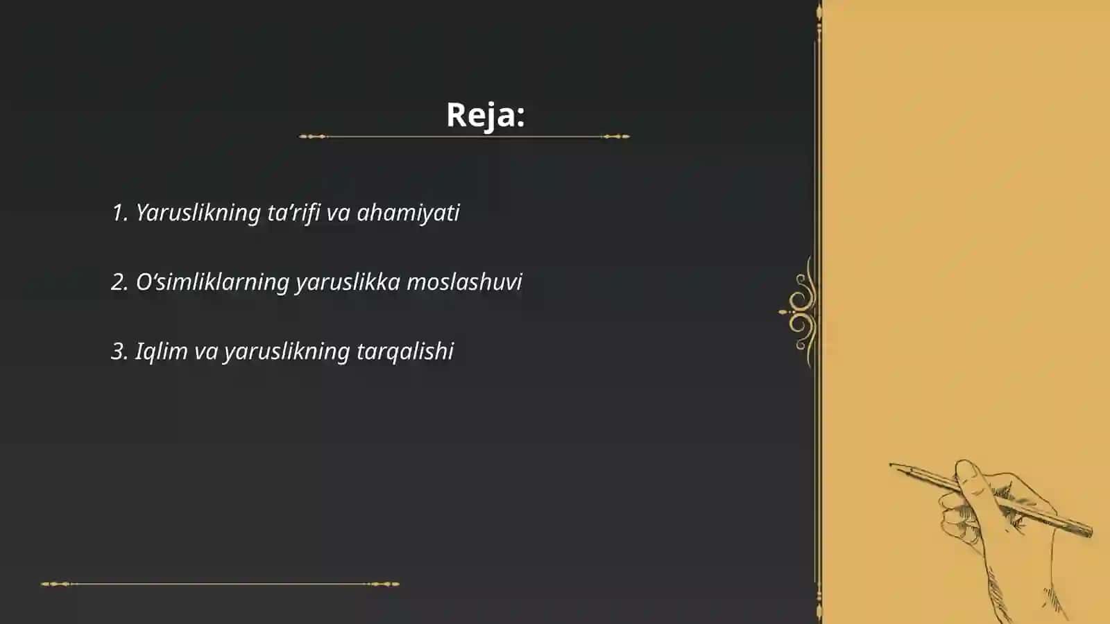 Yaruslikning taʼrifi va ahamiyati 2