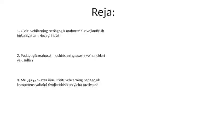 Pedagogik mahoratni oshirishning asosiy yo'nalishlari va usullari 2