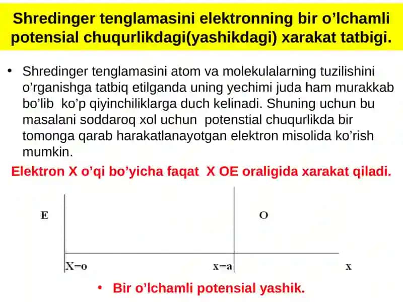 Vodorod atomi masalasi 2