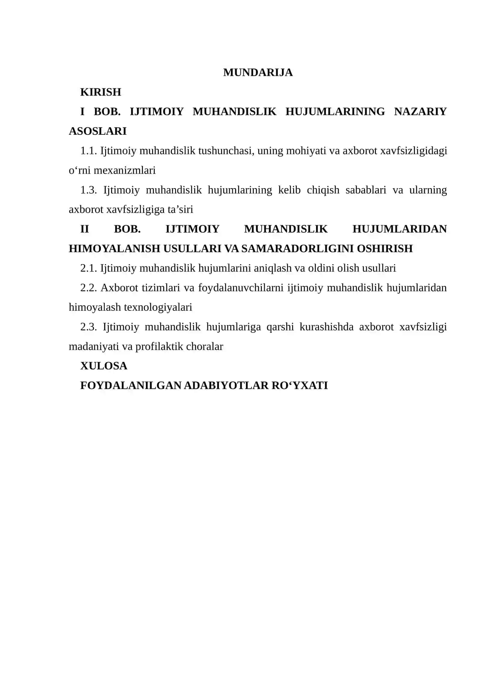 Ijtimoiy muhandislik hujimlari va ulardan himoyalash usullari 2