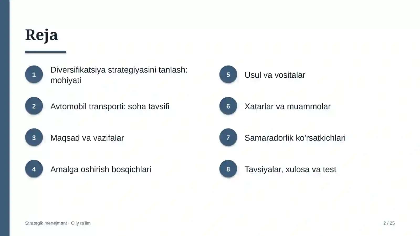 Diversifikatsiya strategiyasini tanlash: mohiyati 2