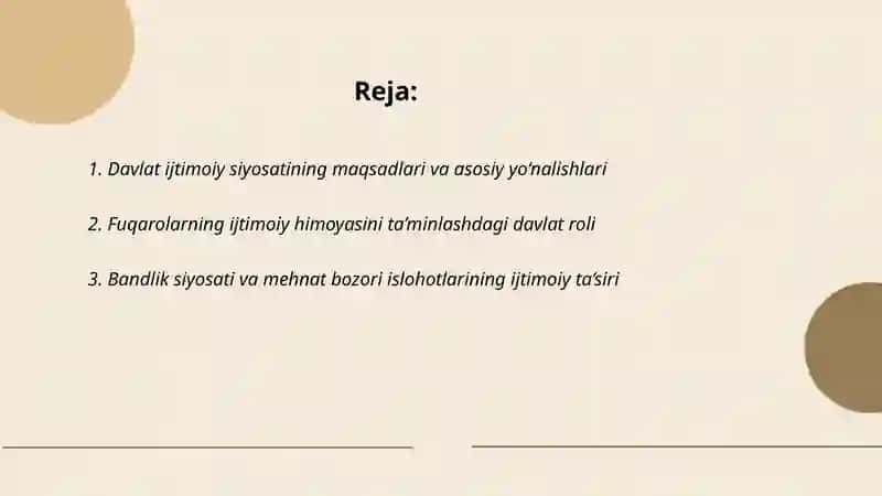 Jamiyatning ijtimoiy sohasini rivojlantirishda davlatning ijtimoiy siyosatining ahamiyati 2