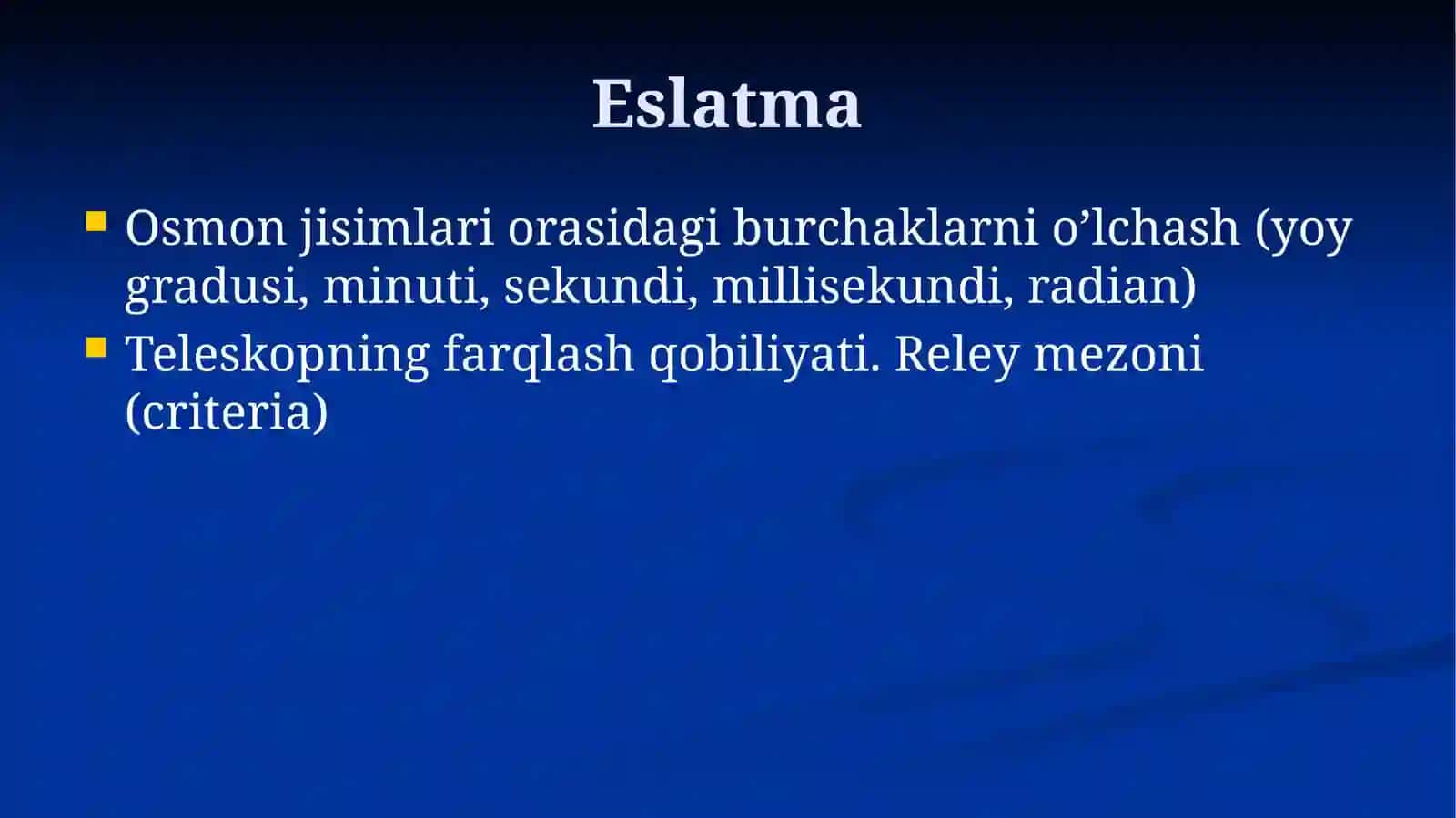 Ekzosayyoralarniochishvakuzatishusullari 2