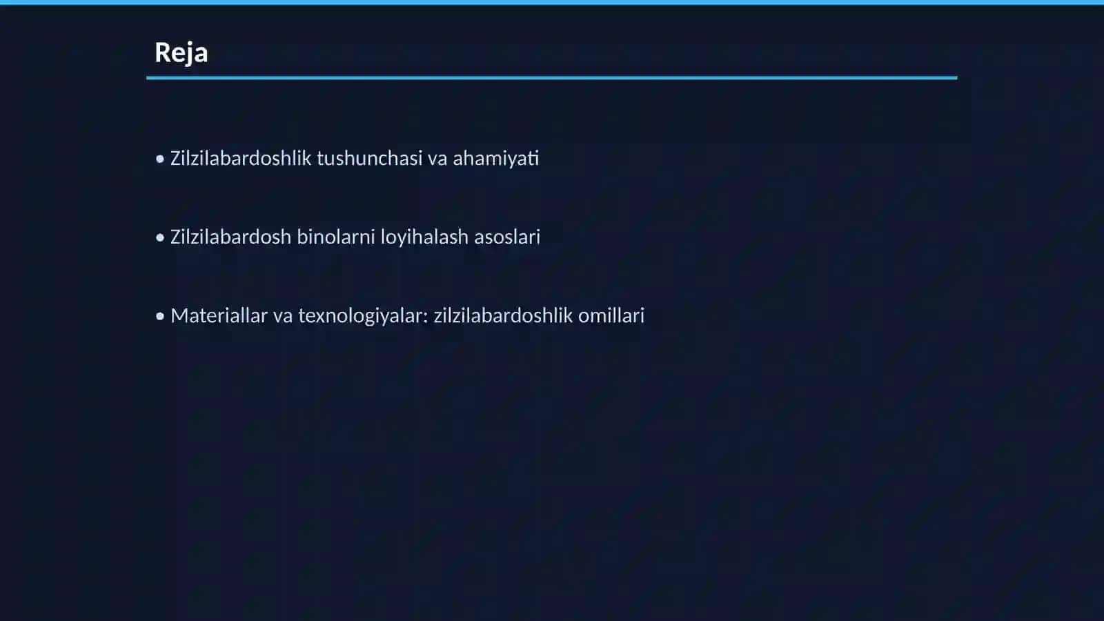 Bino va inshootlarni zilzilabardoshligi 2