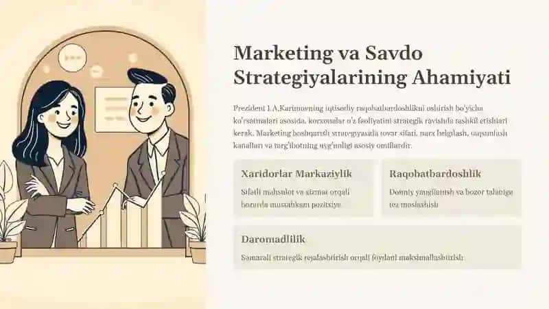 Savdo Strategiyalari va Korxona Modellari 2