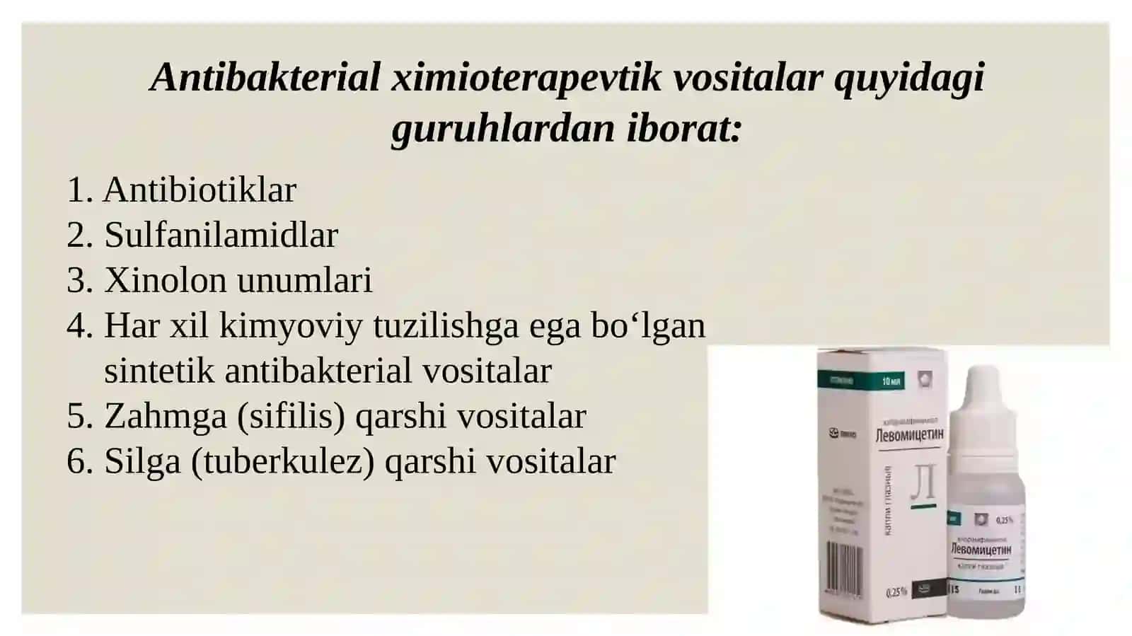 Antibiotiklar 2