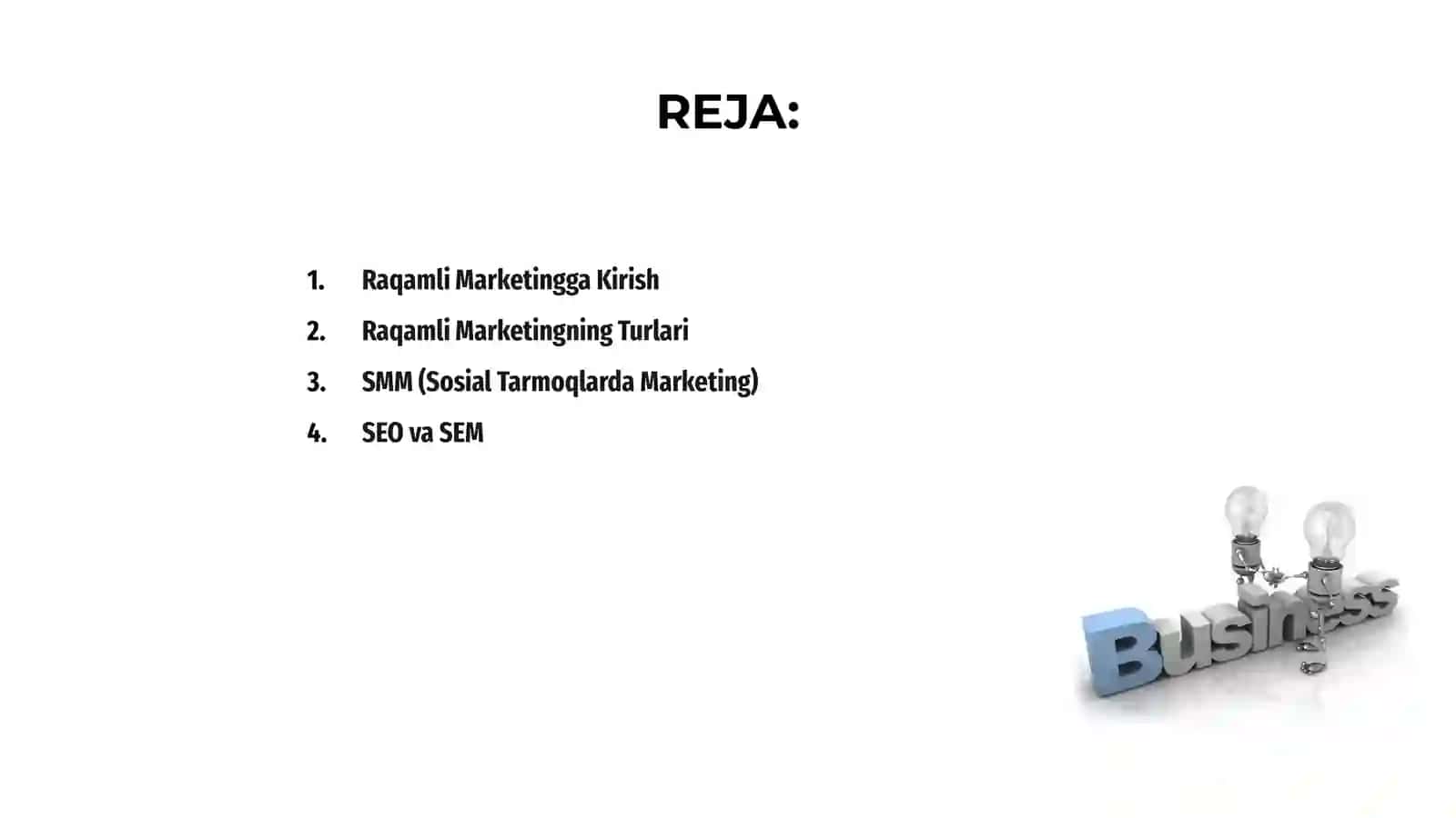 Raqamli marketing va uning turlari 2