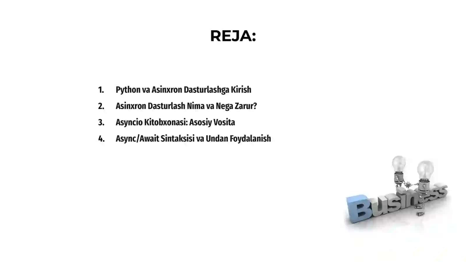 Asinxron Dasturlash Python Tilida 2