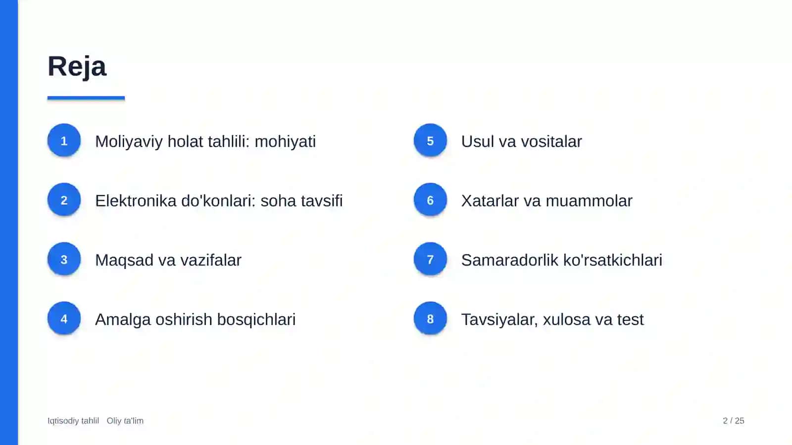 elektronika do'konlarida moliyaviy holat tahlili 4875 2