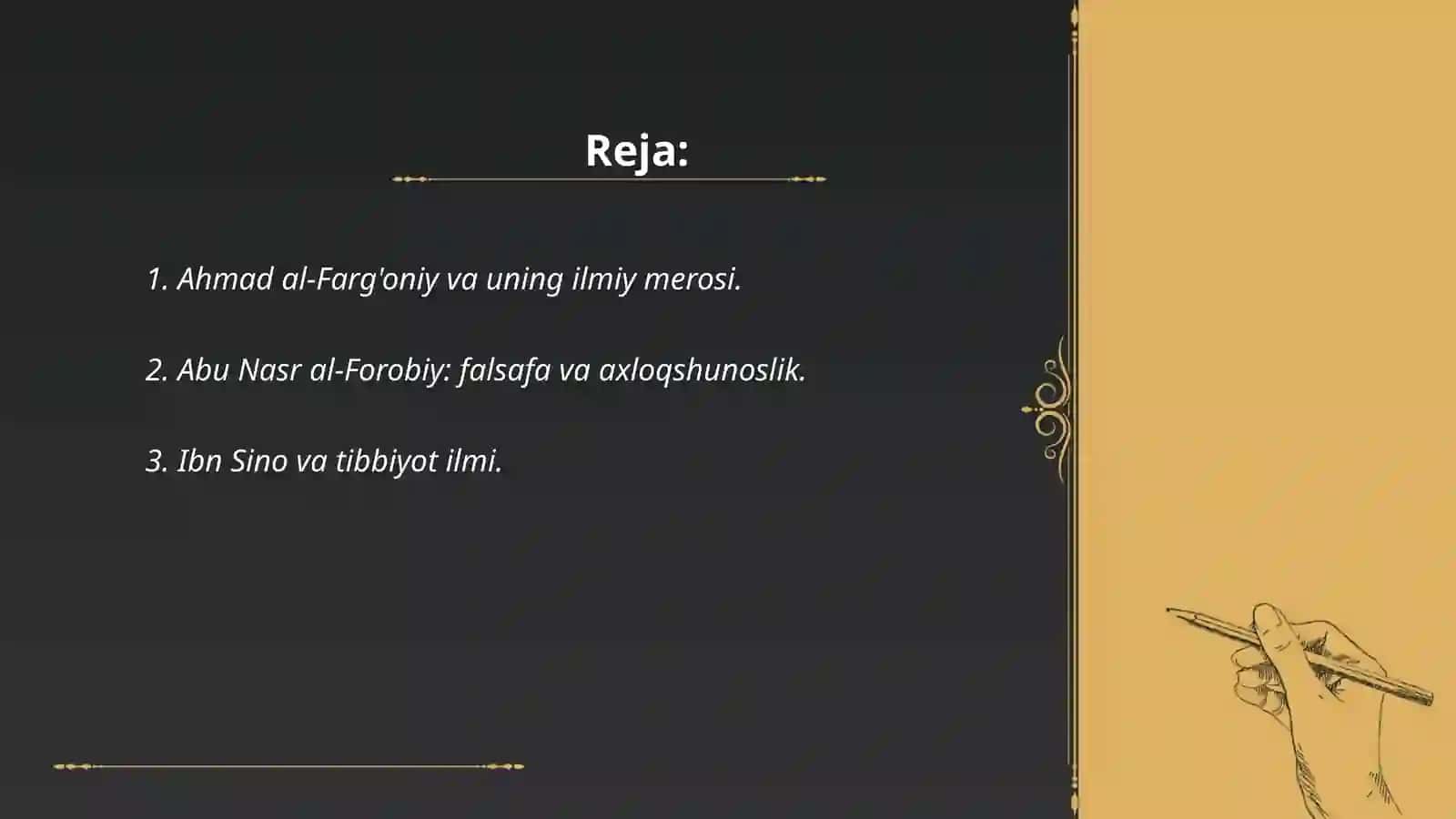 Oʻrta Osiyo allomalari ilmiy merosining oʻrni 2