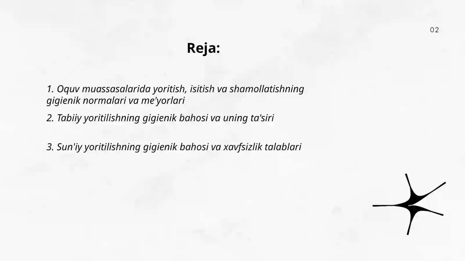 Gigienik baholash kursi 2