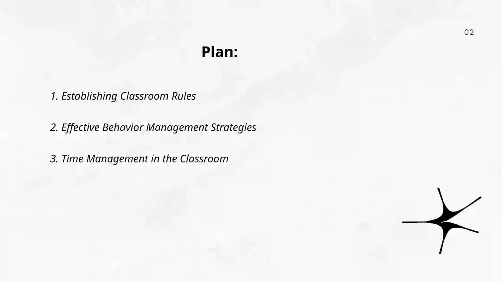 Classroom management 2