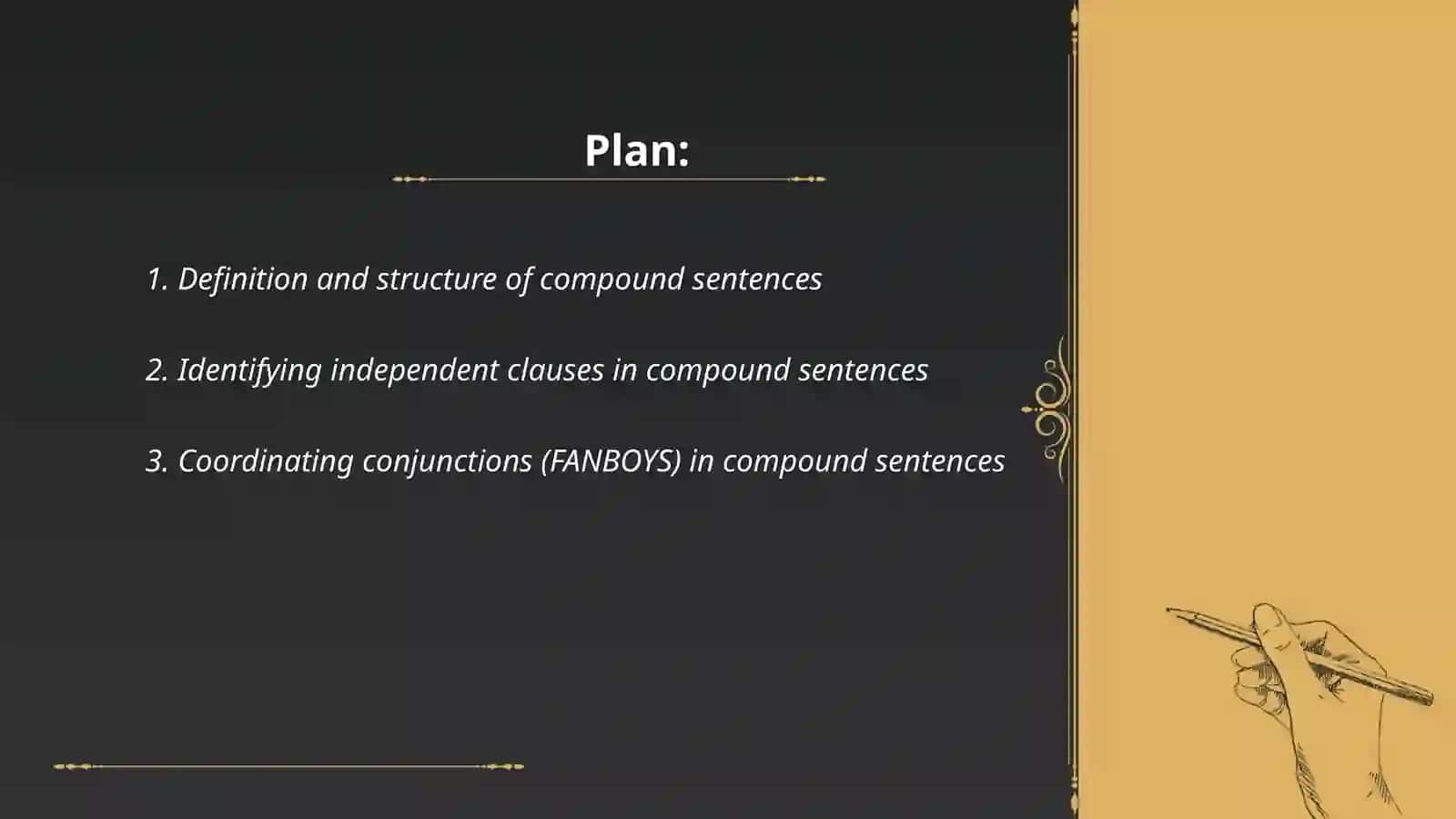 Compound sentences 2