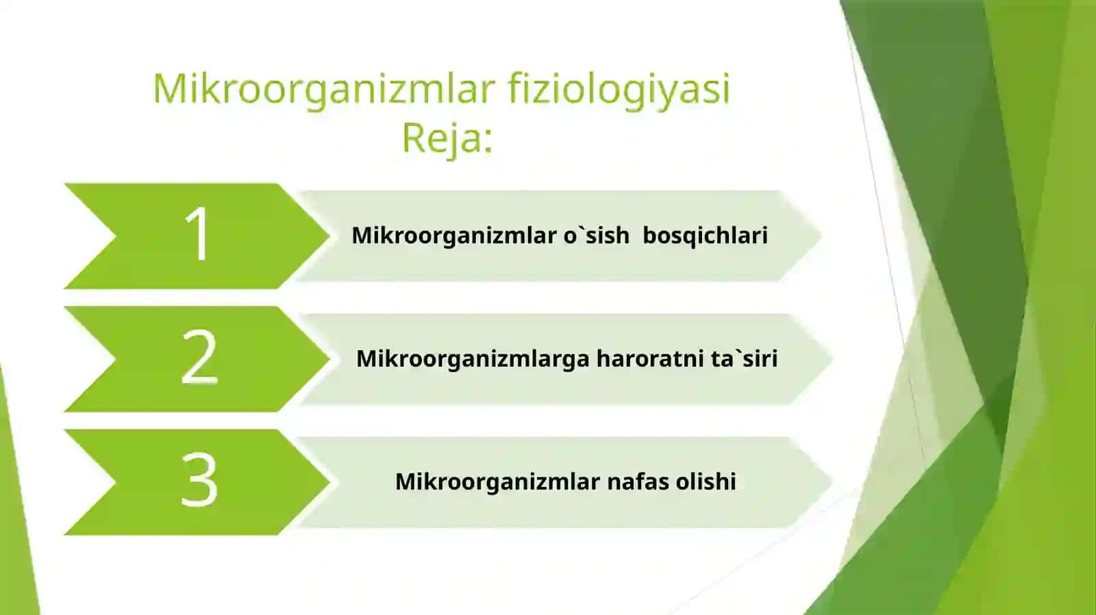 Mikroorganizmlar Fiziologiyasi 2