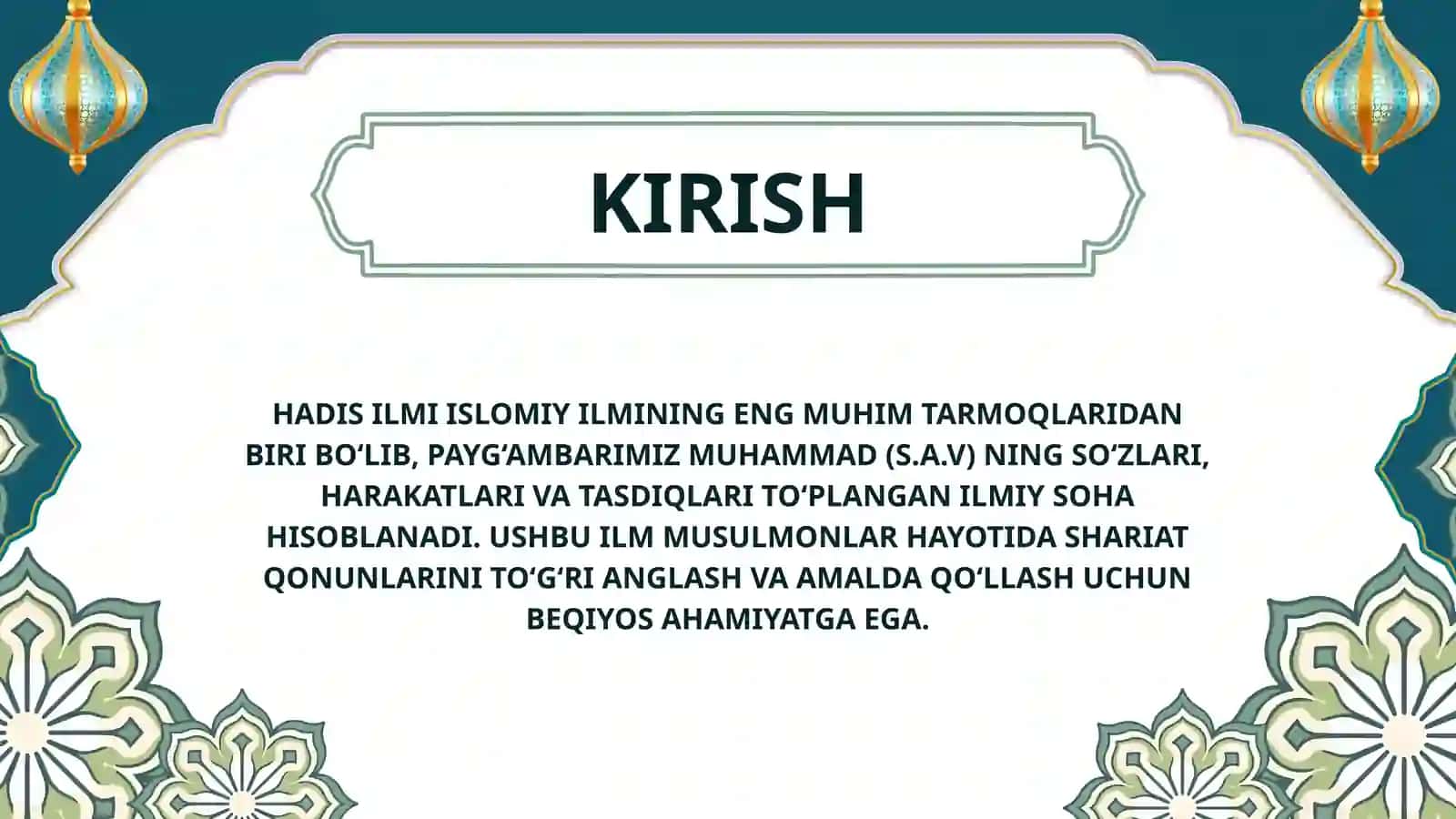 HADIS ILMI 2
