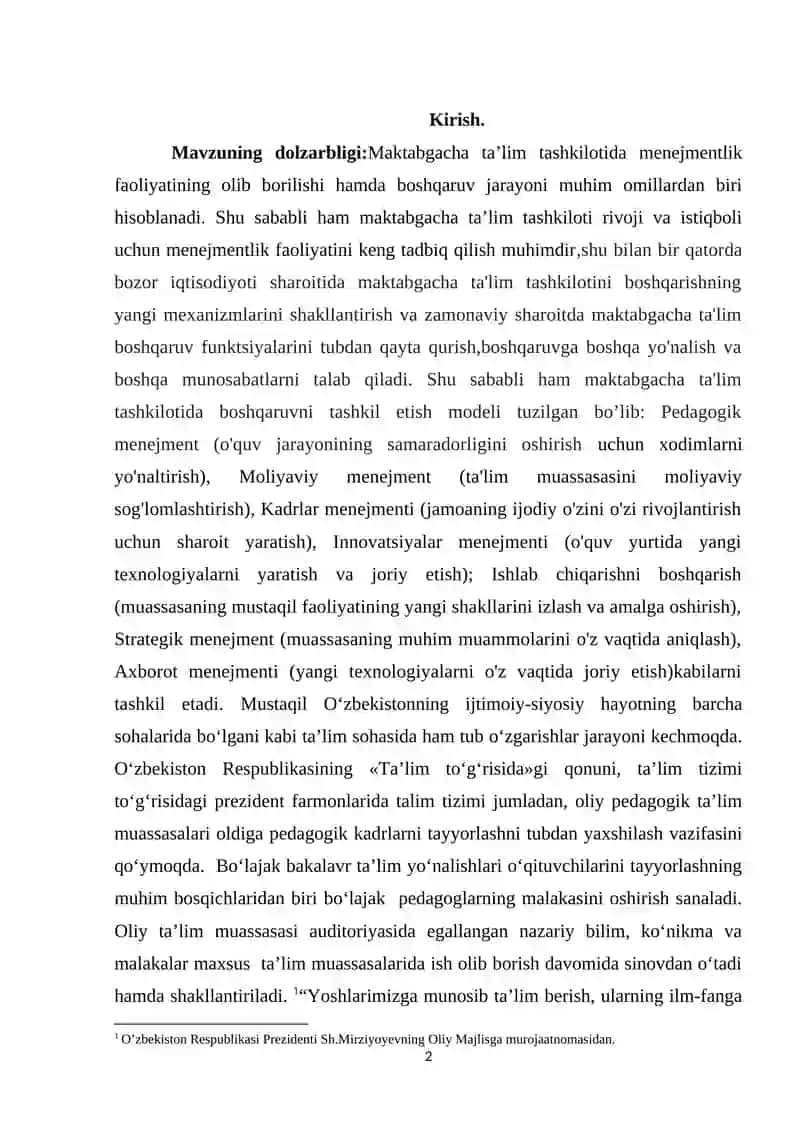 Ta'lim Menejmenti Boshqaruviga Mehnat Taqsimoti 2
