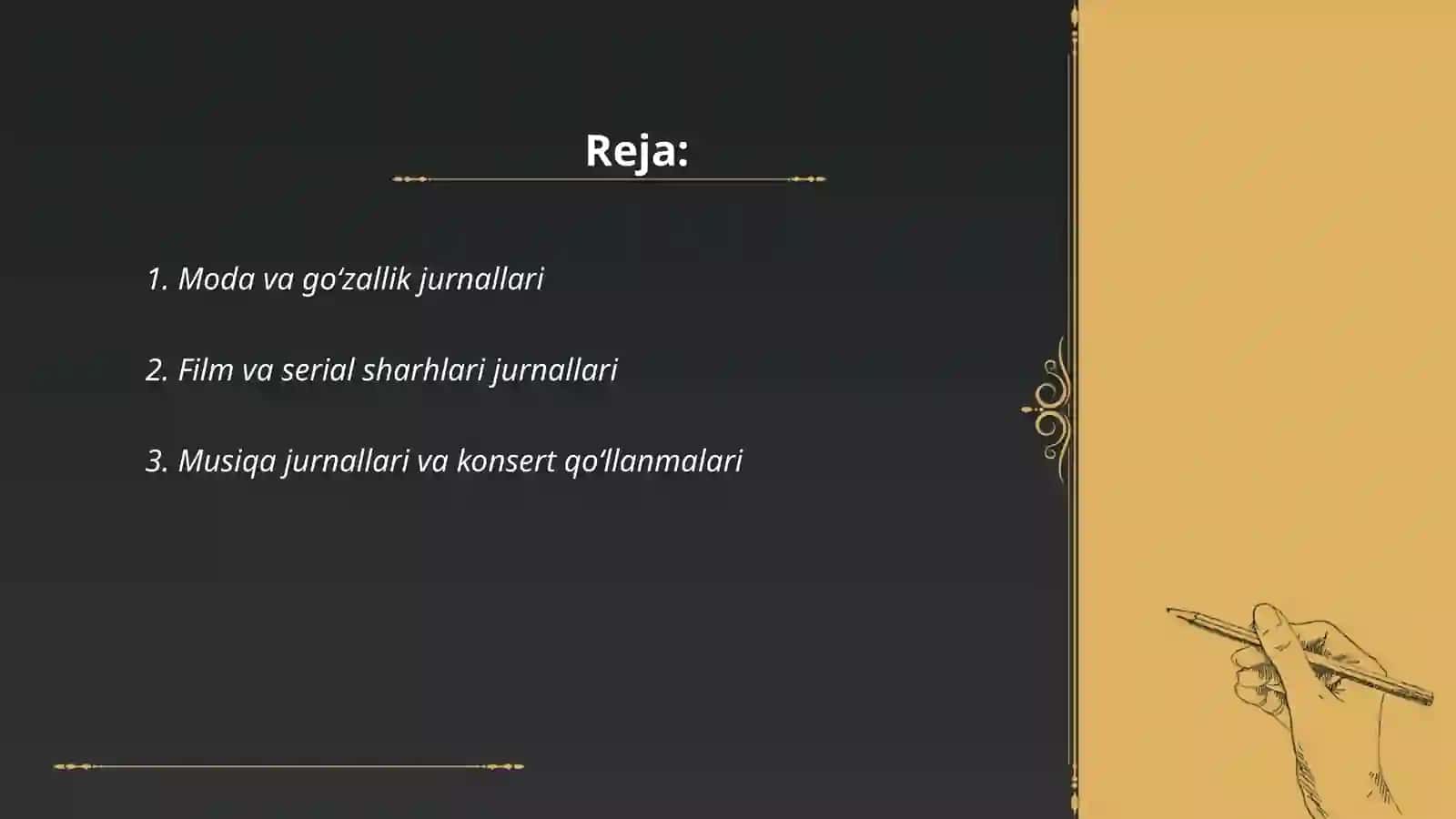 Moda va goʻzallik jurnallari 2