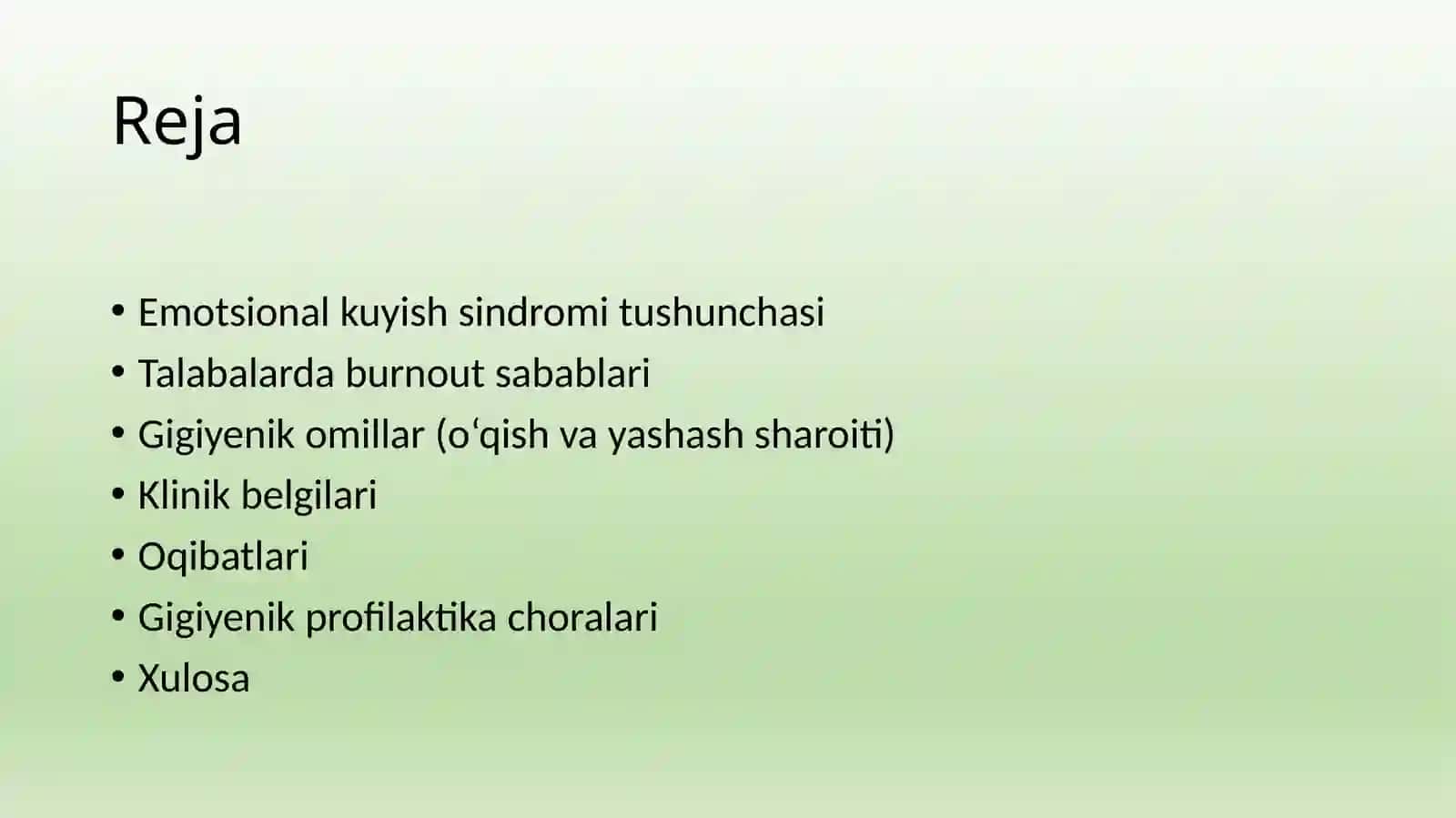 Talabalarda emotsional kuyish sindromi va uning gigiyenik profilaktikasi 2