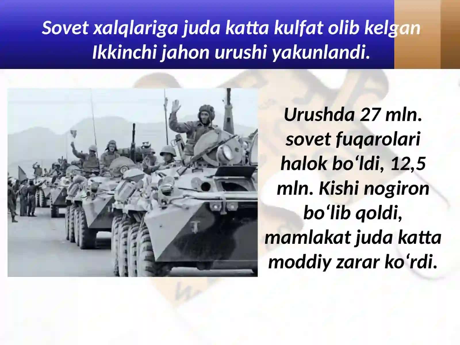1946 – 1991-yillarda sovet ittifoqi 2